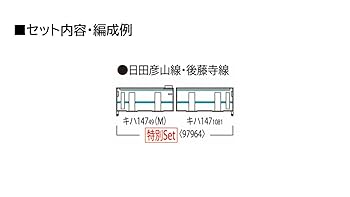 よし　ラッピングあり　2セット キハ147形ディーゼルカー（日田彦山線BRT ひこぼしライン