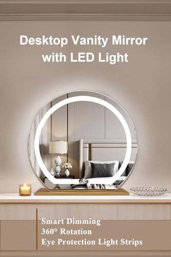 Espejo Maquillaje LED Arco Ultra Ancho 40cm Negro miniatura 2