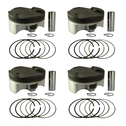 1/4セット オートバイ用 76mm ピストンリング ピンキット HD CBR1000 2008-2016 13101-MGP-D80 13101-MFL-010 13031-MFL-010(4 sets 76mm Kits)