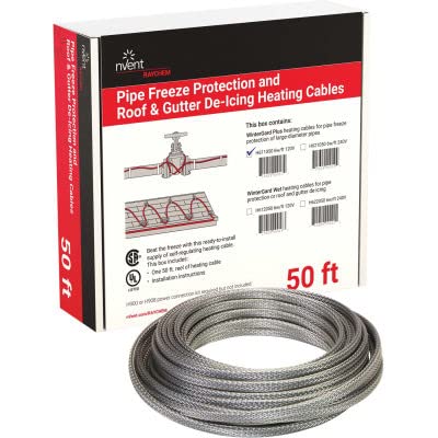 Raychem H611050 Self Regulating Heating Cable 50' 120V: Amazon.com: Tools u0026  Home Improvement