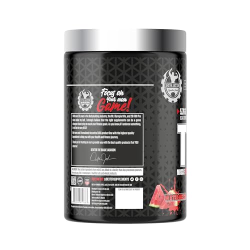Image of Dexter Jackson Black Series Turbo Bcaa | Recovery, Strength, hydration 30 Servings (390GM) (Watermelon)