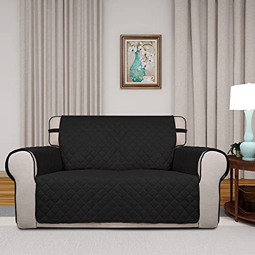 image for PureFit Reversible Quilted Sofa Cover, Water Resistant Slipcover Furni