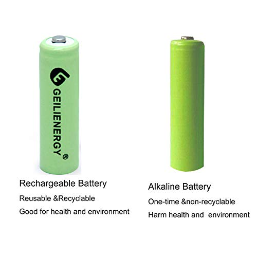 Qblpower Aa Solar Light Batteries Nimh 600Mah 1.2V Double A Rechargeable For Garden Lawn Landscaping Solar Lights Remotes Mice(12Pcs) #TOP5