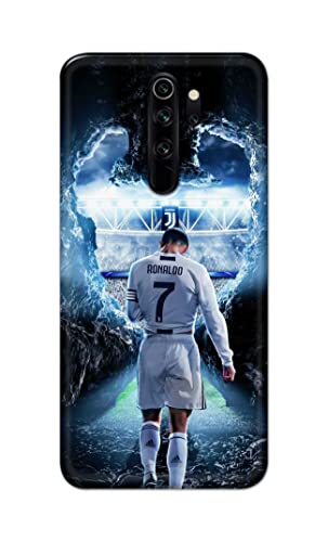 Image of Printed Hard Back Cover Case for Mi Redmi Note 8 Pro Back Cover (Footbal Legend) -702