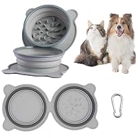 Amazon | ペット用食器 ペットボウル 折りたたみ式 持ち運び用 携帯用
