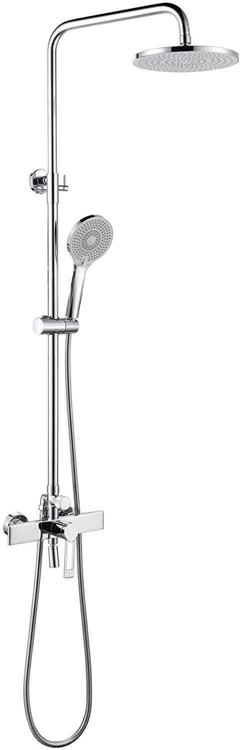 Robinet de douche haut de gamme avec ensemble de douche murale fini premium - 8