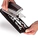Swingline 3 Hole Punch, 10 Sheet Capacity Three Hole Puncher 3 Ring, Adjustable 2-3 Hole Paper Punch, Precision Pro, Black & Silver (74037)