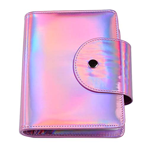 FingerAngel 20 Slots Image Stamper Plate Collection Rainbow Laser Color Nail Art Stamp Plate Stamping Plates Cases Stamp Nail Template Organzier For Large Size 9.5X14.5CM Nail Art Plate (Pink) - Image 3