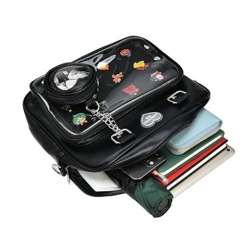 Ita Bag Crossbody Handbags Kawaii Shoulder Purse Square Backpack with Insert Anime Pins Display