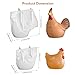 Voaesdk 2Pcs Chicken Resin Molds, Cute 3D Cock and Hen Silicone Epoxy Moulds, Lifelike Large Animal Silicone Molds for Resin Casting, DIY Craft, Home Office Cabinets Wall Desktop Decor