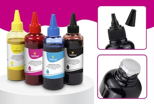 Inchiostro Sublimatico Subliking 4x 100ml CMYK Set per stampanti Epson, Ricoh, Sawgrass