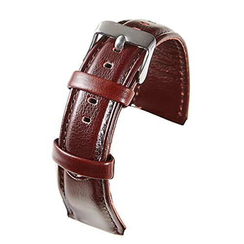 Bracelets en cuir 20mm interchangeables avec barrettes flash pour montres