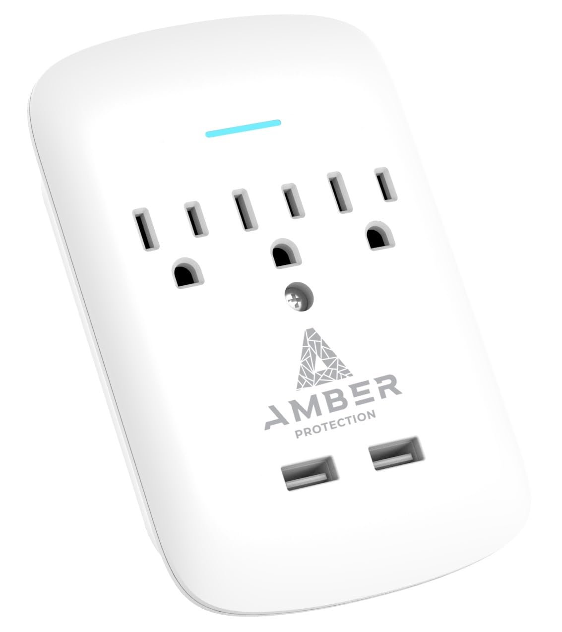 Amber Protection 3-Outlet-Surge Surge Protector (2024)