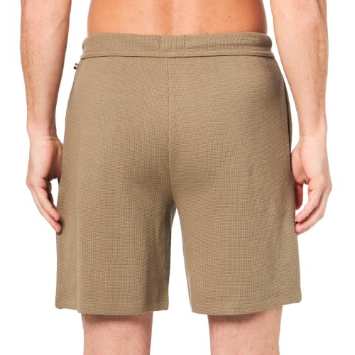 Image of BOSS Men's Waffle Contrast Logo Lounge Shorts