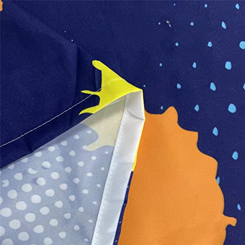 Yuanzu Boys Soccer Curtains Rod Pocket Kids Abstract Colorful Shabby Balls Grunge Urban Sport Football Print Pattern Window Drapes For Man Teen Nursery Baby Bedroom Playroom W42 X L63 Inch 2 Panels #TOP5