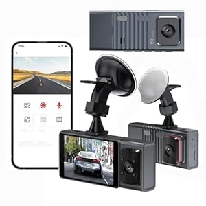 Car Camera – Dash Cam Front and Inside WiFi Dash Camera 1080p Fhd Dashcams for Cars, Car Driving Recorder Dashboard Cameras HD Nightc Vision/G Sensor/Loop Recording, Car On-Dash Mounted Cameras Front