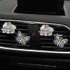 4 Pcs Bling Butterfly Elephant Air Vent Clips, Crystal Car Air Fresheners Vent Clips Car Diffuser Vent Clip Rhinestone Cars Decoration Cute Cars Iterior Decor Bling Automotive Air Fresheners #3