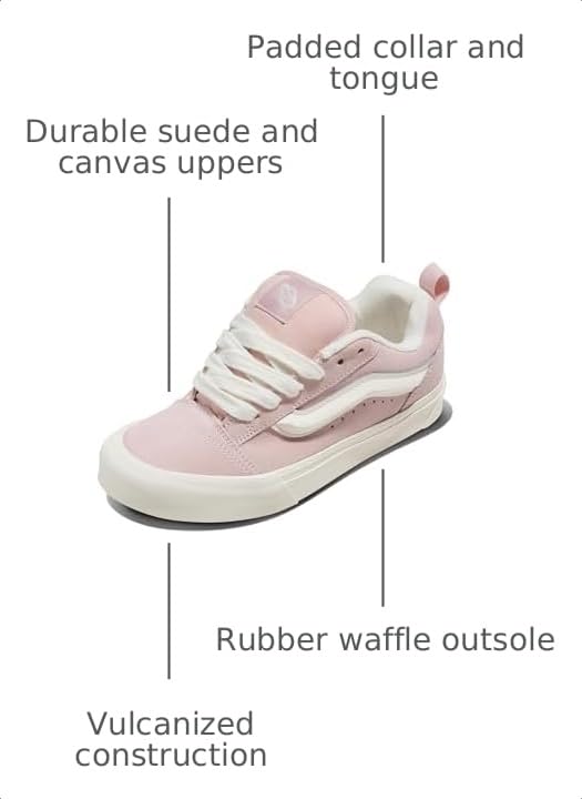 Image of Vans Unisex-Adult Knu Skool Shoe - '90s Retro Puffy Low-Top Fashion Sneakers for Men & Women