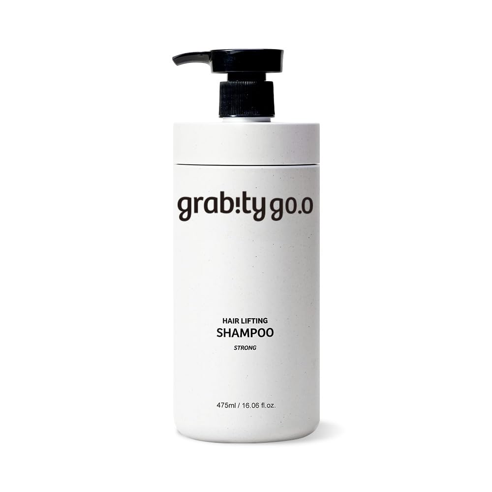 grabity g0.0 Shampoo Volumizzante Forte, con Biotina e Acido Salicilico, Vegano, Senza Solfati e Parabeni, 475 ml