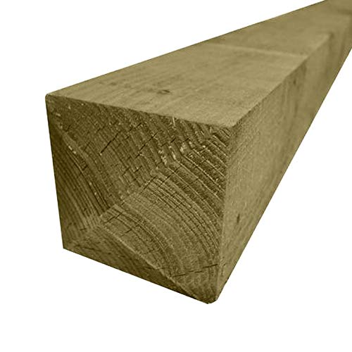 Ruby 8ft 7" X 7" Wooden Pressure Treated Garden Farm Entrance Fence Field Gate Post