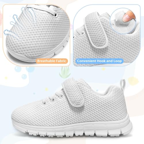 MARSVOVO Girls Boys Casual Sneakers Kids Shoes Unisex Lightweight Breathable School Athletic Walking Running Comfy Shoes4