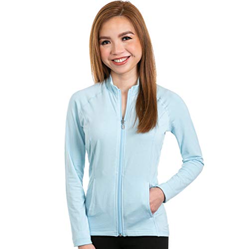 Nozone Lanai Full Zip Sun Protective Shirt for Women, UPF 50+2