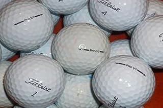 Second Chance Titleist Pro V1 Lake Golf Balls - 12 Pack (100% Genuine Recycled Lake Balls - Not Refurbished Or Refinished)