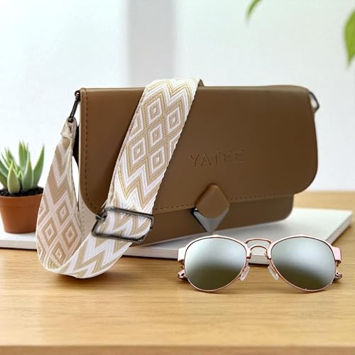 Image of YATEE Stylish Crossbody Sling Bag for women & Girls - Premium PU Leather Shoulder Purse with Adjustable Strap, Black Casual shoulder Bag for Office, Travel & Daily Use.