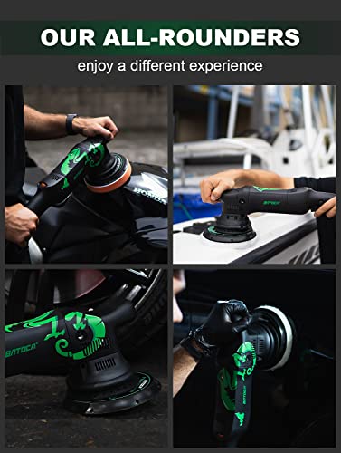 Exzenter Poliermaschine,700W Auto Poliermaschine BATOCA,Orbital Poliermaschine 21mm,6 Variable Geschwindigkeit,Auto Poliermaschine Set,Schleifer,Polierer(1000-3800 min-1Drehzahl,150mm Scheiben-ø) – Bild 7