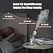 Portable mini humidifier stick, apply to all cup, water bottle, ultra quiet & delicate mist for bedroom, office desk, travel, car, convenient and efficient