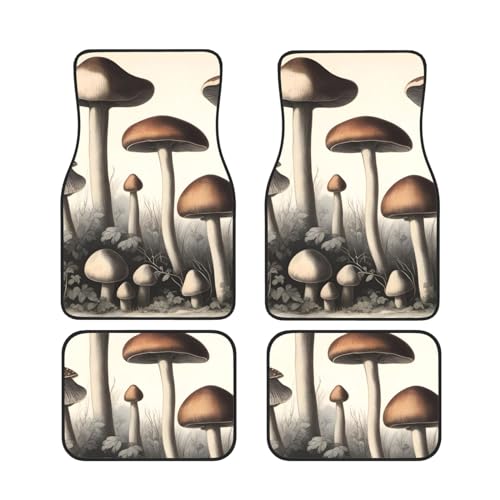 Tapis de sol voiture étanche en néoprène HYTTER résistant aux intempéries et boue, lot de 4