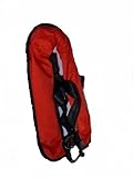 Vollautomatische Rettungsweste Schwimmweste in rot mit Lifebelt und Sorgleine "Euro Spring Line" 300N