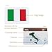 CARDDIA | Collection of Country Flags Educational Flashcards | 242 Flags with Country Names, Territory Shapes, Capitals & Continents | Durable & Portable | Perfect for Geography Gifts