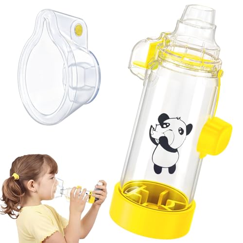 Image of Inhaler Spacer for Adult and Kids NESSI OTC SPACER (Panda /Yellow /Kids)