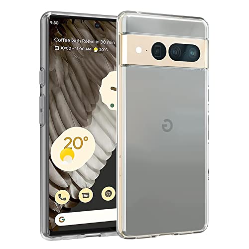 Olycism Coque Compatible pour Google Pixel 7 Pro TPU Matériau Bords Arrondis Mince Résistant aux Rayures Résistant aux Chutes Pixel 7 Pro Coque Google Pixel 7 Pro Coque Transparente Cover