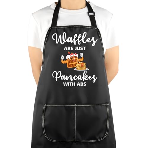 VAMSII Waffle Lover Apron With Pockets Waffles Are...