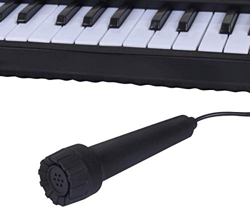 Goflame 54-Key Electronic Keyboard Piano With Led Digital Display, Portable Electronic Musical Instrument With Microphone & Adapter, Suitable For Kids And Beginners (Black) #TOP4