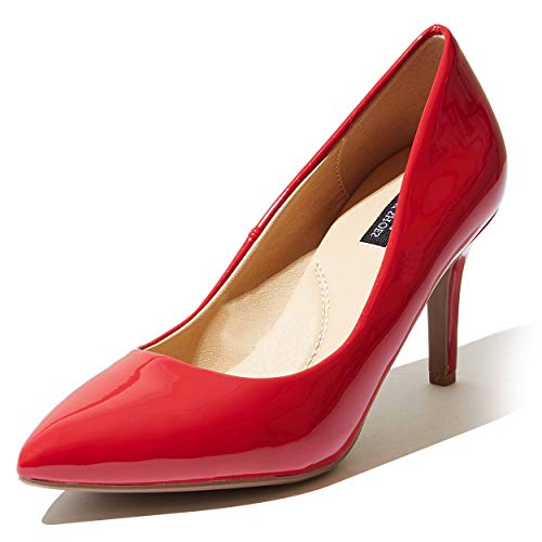 DailyShoes Women's high Heels Cushioned Office Pointy Toe Stiletto Pumps Shoes