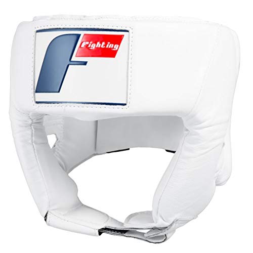 Fighting Sports USA Boxing Comp Headgear (Open Face), White, Medium