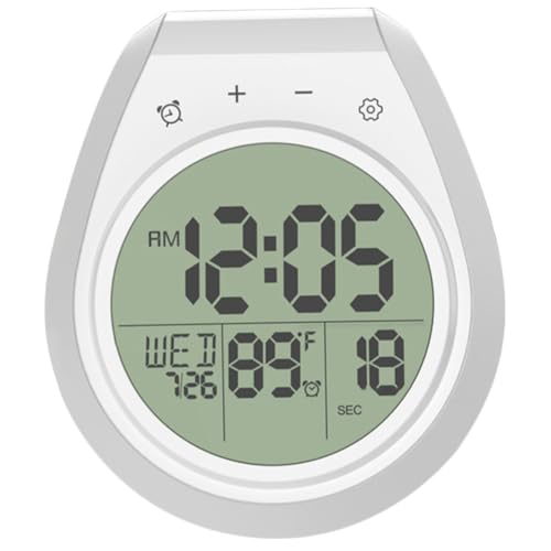 Alipis Wall Clock Cup and Temperature Gauge Easy Installation for Bathroom Kitchen Outdoor Use Stylish Decorative Clock for Home and Timely Functionality