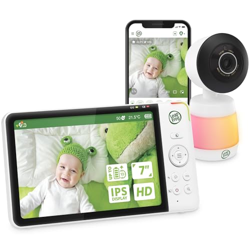 Moniteur de bébé intelligent Leapfrog Wi-Fi 7 pouces avec vision nocturne