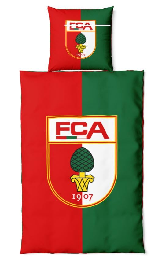 FCA Bettwäsche ** Gestreift ** in 135 x 200 cm und 80 x 80 cm, Baumwolle, Reißverschluss