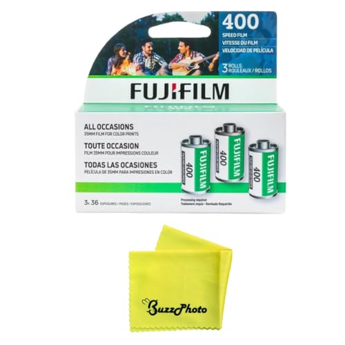 Fujifilm 35mm Color Negative Roll Film 400 ISO (3-Pack)