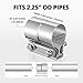 EVIL ENERGY 2.25'' Exhaust Clamp, Lap Joint Band Clamp Stainless Steel for Pipes, Mufflers, Catalytic Converters (1PCS, 2.25 inch)