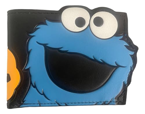 TCB Creations Cookie Cartoon Monster Character Big Face Bi-Fold Wallet