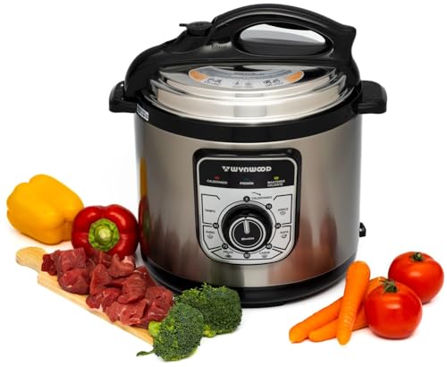 Wynwood Olla Programable Lyra Eléctrica Multifunción de 6 Litros con 19 Funciones, Programación 24h, Cubeta Antiadherente y Cocción Inteligente para Guisos y Arroces - imagen 2