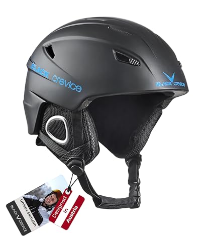 Black Crevice Skihelm Kitzbühel,schwarz/blau, XS