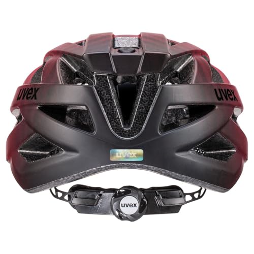 uvex i-vo cc Fahrradhelm, red-Black matt, 52-57 cm – Ansicht 4