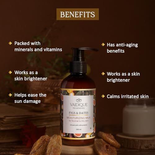 Image of Ayurvedic Figs and Dates Moisturizing Milk infused with Milk Proteins