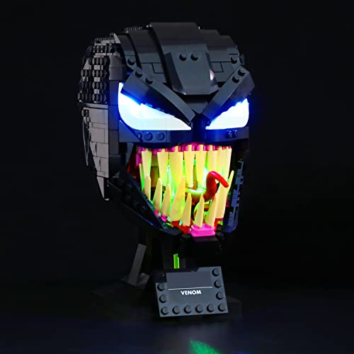 YEABRICKS Kit de Luces LED para Lego-76187 Spider-Man Venom Modelo de Bloques de Construcción...